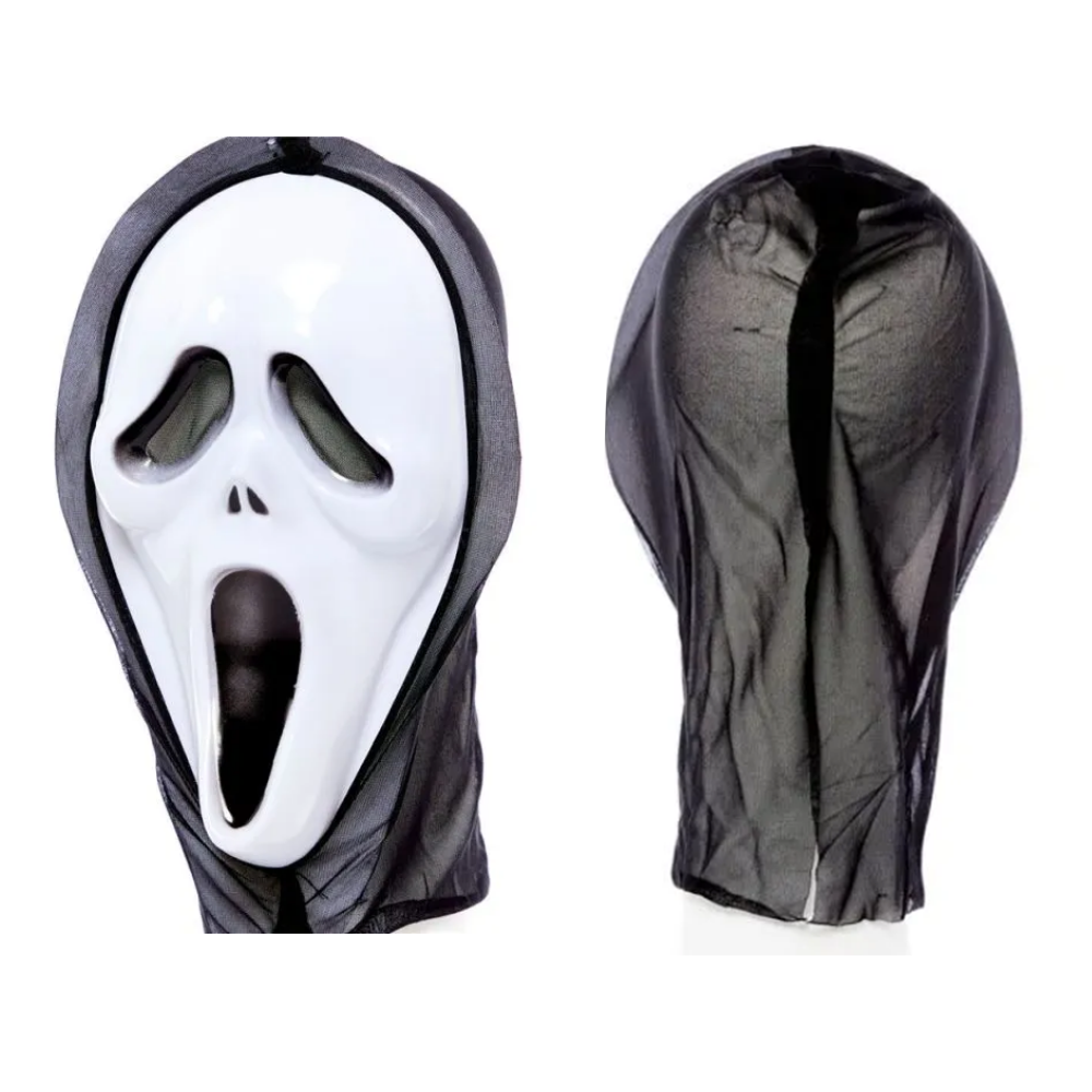 Masca Halloween, Zola®, fantoma cu pelerina neagra, 35 x 18 cm Masca Halloween, Zola®, fantoma cu pelerina neagra, 35 x 18 cm